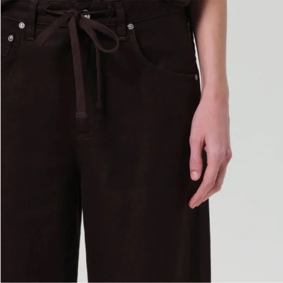 Citizens of Humanity Brynn Black Linen Pants 30 like new - Picture 9 of 10